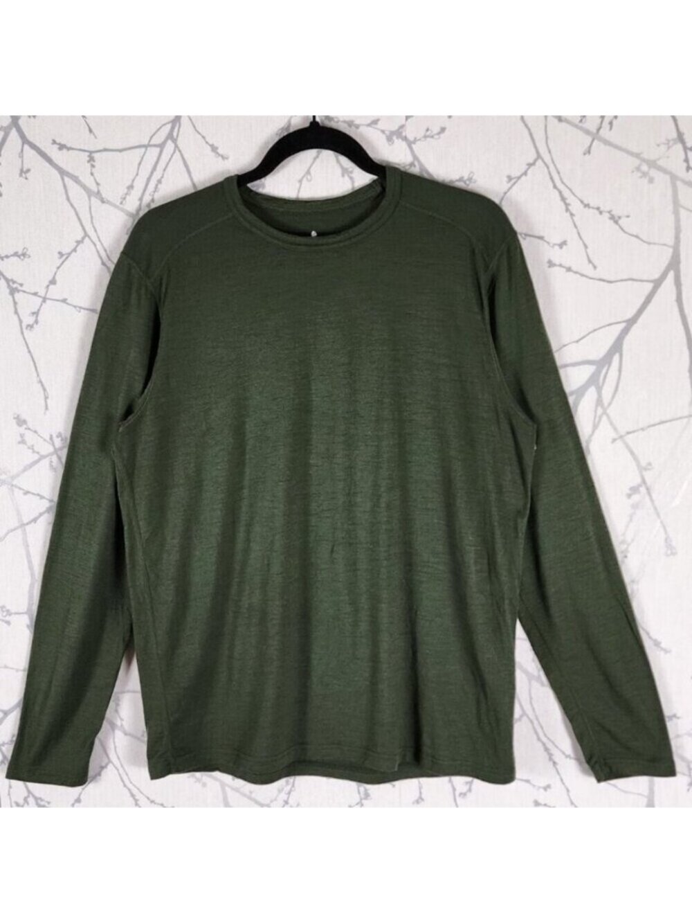 True North Green 100% Merino Wool Baselayer Long Sleeve